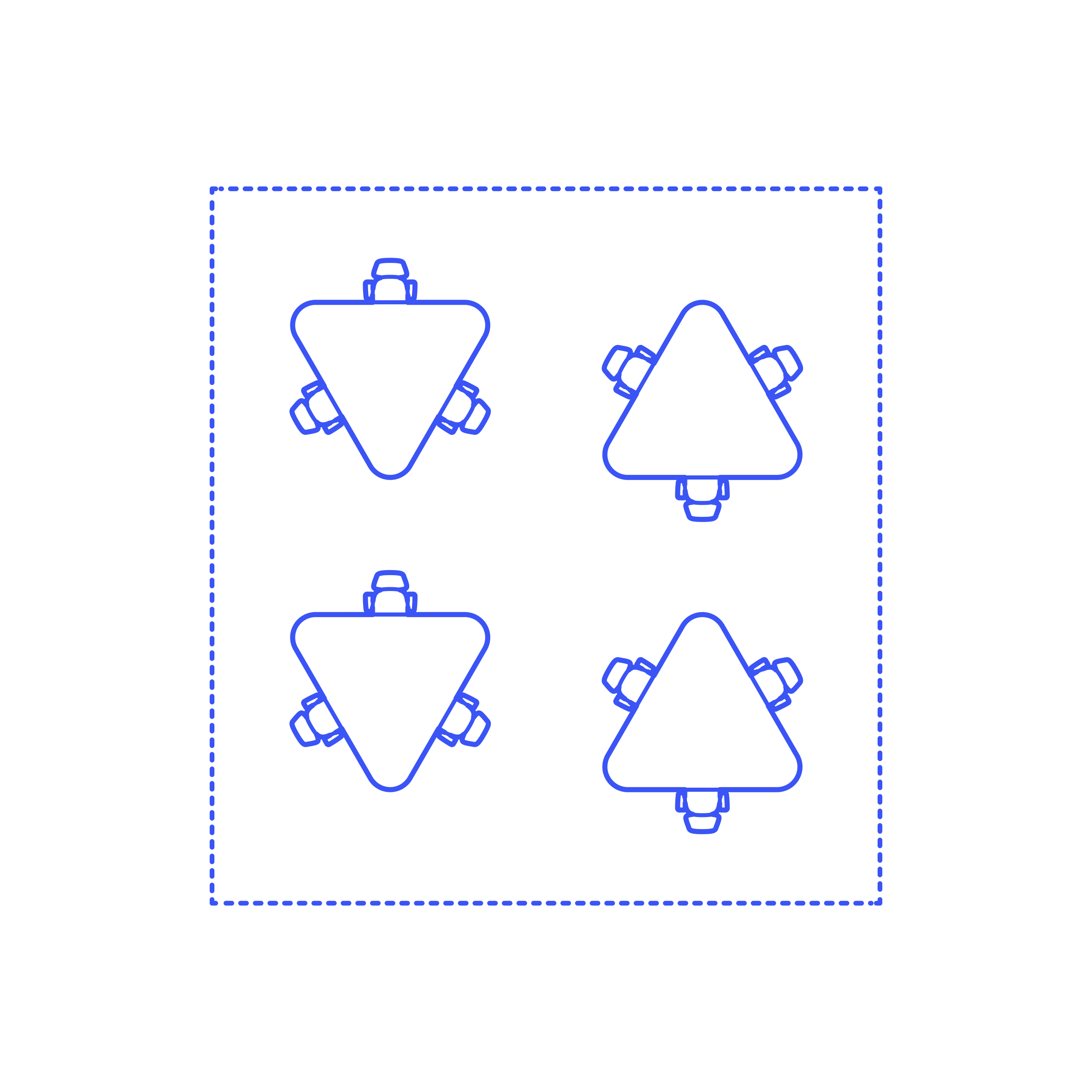 Layouts Open Offices Clusters Triangle Line Art Illustration Svg Free Vectors